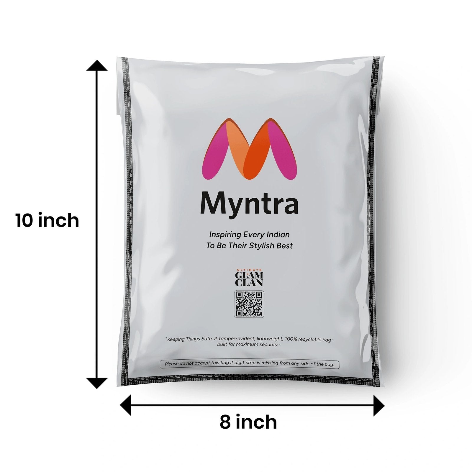 Myntra Branded Poly Bag-MPP2(8x10 Inch)