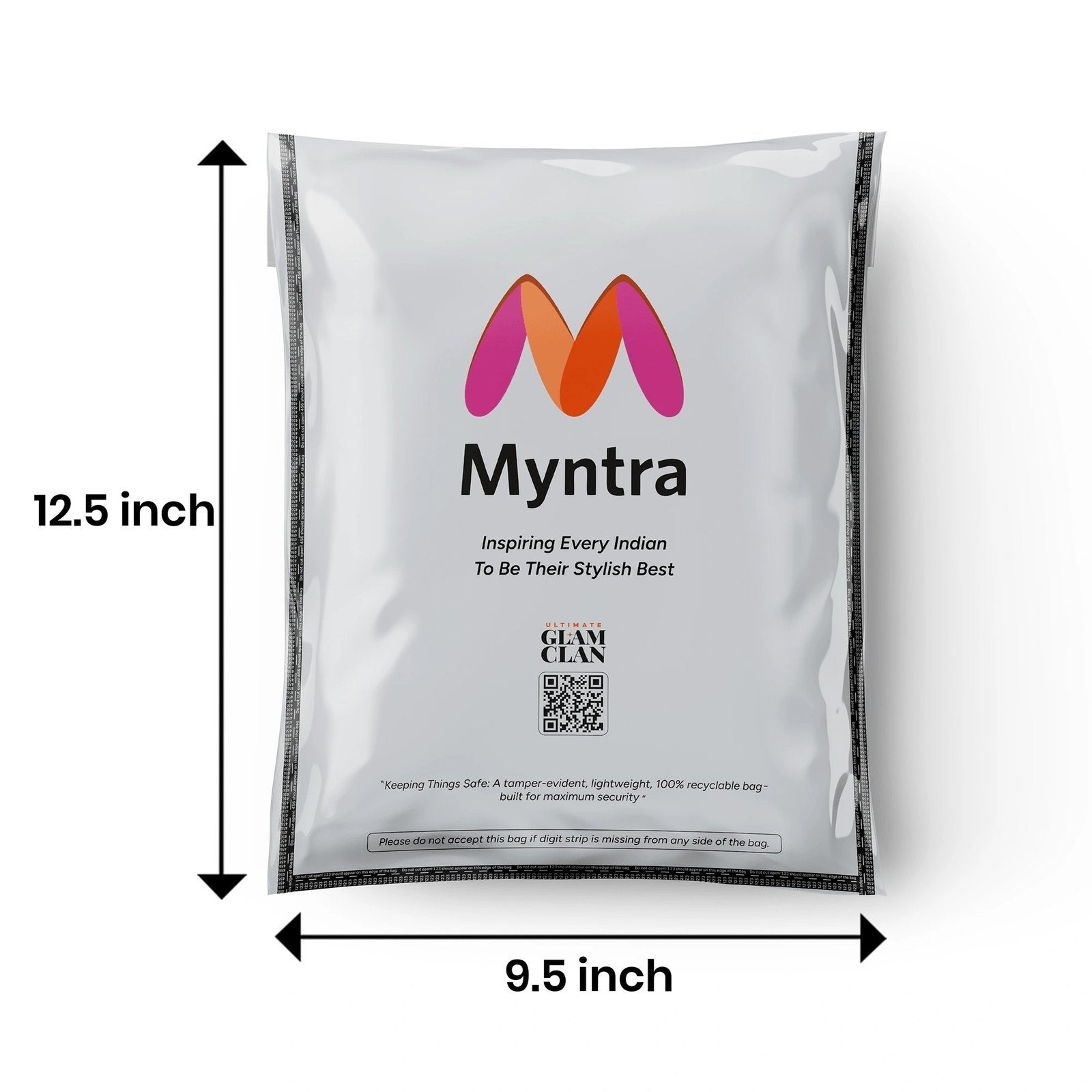 Myntra Branded Poly Bag-MPP2b(9.5x12.5 Inch)
