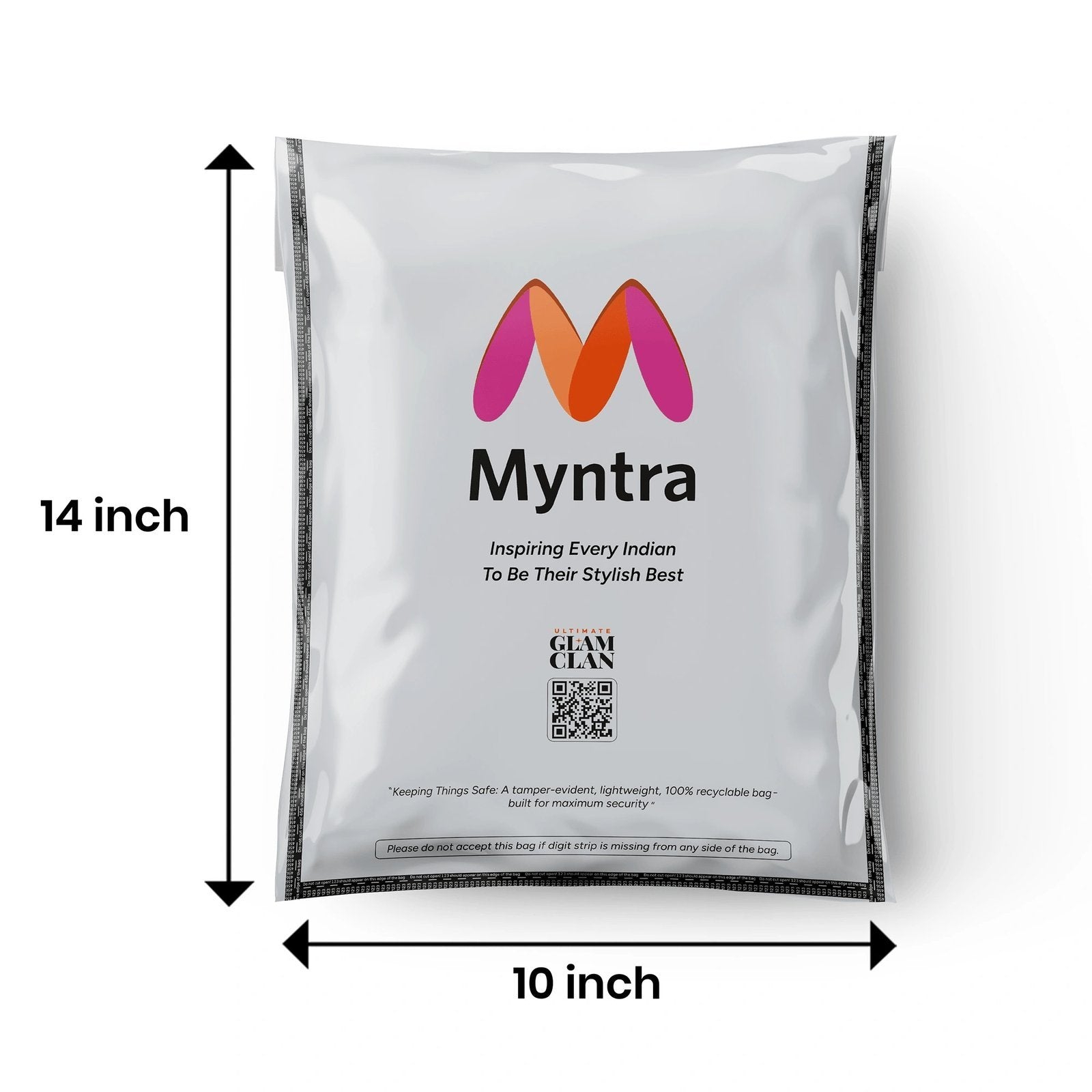 Myntra Branded Poly Bag-MPP3(10x14 Inch)