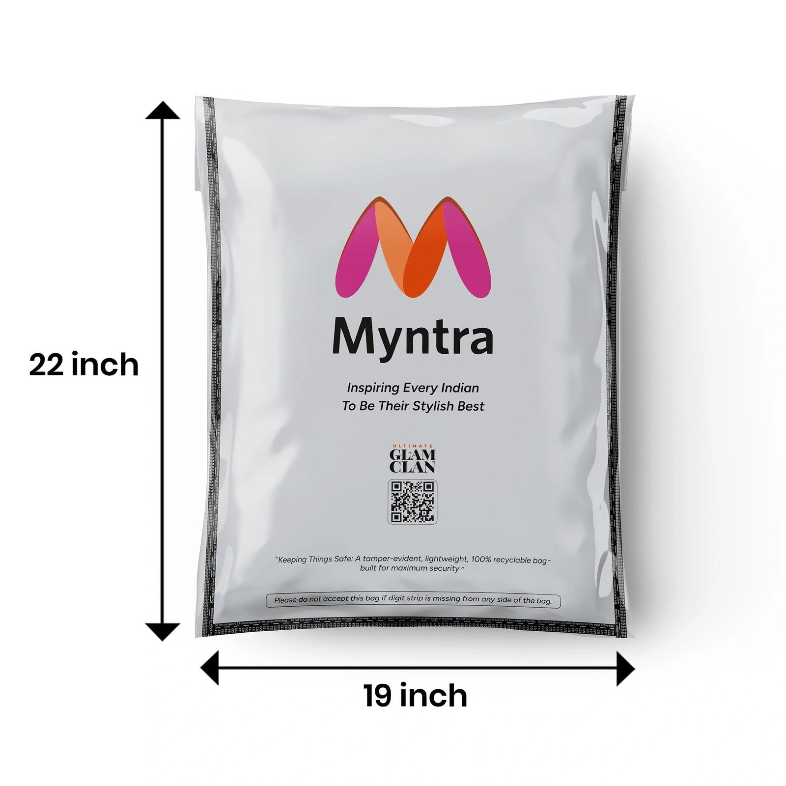Myntra Branded Poly Bag MPP8 (19x22 Inch)